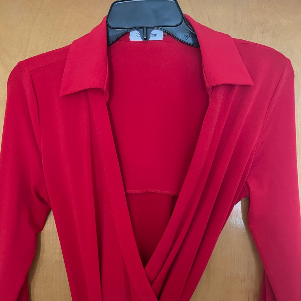 Calvin Klein wrap dress.  Size 6